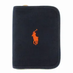 ポロ ラルフローレン POLO RALPH LAUREN 母子手帳ケース ブックカバー マルチケース ロゴ キャンバス 紺 ネイビー /MM ■OFのサムネイル