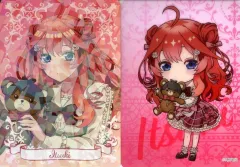 【中古】キャラカード 中野五月(アップ) ホログラム＆クリアカードセット 「ひこくじ 五等分の花嫁* ～どっちの私が好き?～」 J賞