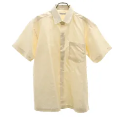 SHINAWATRA PHANICH 90s シルク オールド 半袖 シャツ M クリーム メンズ 古着