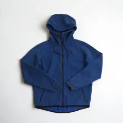 ナイキ テック フリース フーディー ジップアップ ブルー XL