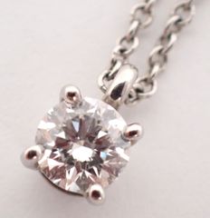 TIFFANY&Co.(ティファニー) ダイヤネックレス Pt950 2.4g ダイヤモンド プラチナ レディース