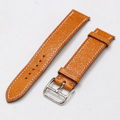 良品 エルメス レザー 純正ベルト ブラウンカラー 18mm メンズ腕時計