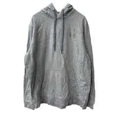 UNDER ARMOUR ロゴスウェット パーカー XL グレー アンダーアーマー フーディー プルオーバー トップス 古着卸 アメリカ仕入 a708-5758