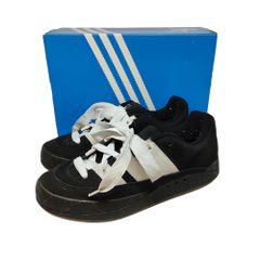ADIDAS アディダス ADIMATIC ローカット スニーカー HQ6900 26.5cm ブラック/ホワイト