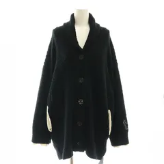 ジェラートピケ gelato pique JOEL ROBUCHON ホットパウダーショールカーディガン ニット 長袖 ルームウェア 部屋着 F 黒 /NR ■OS