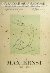 マックス・エルンスト リトグラフポスター 「Galerie du Chapitre」【額縁無し】Max Ernst#FA060007のサムネイル