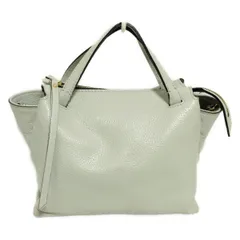 GIANNICHIARINI(ジャンニキャリーニ/ジャンニキアリーニ) ハンドバッグ - ライトグレー レザー