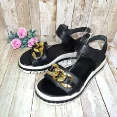 【Gabor】ガボール☆チェーンサンダル☆厚底☆アンクルストラップ☆ベルクロ☆レディース靴☆3.5 (22.5~23cm)のサムネイル