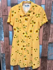 BIRTH バース　ワンピース　レディース　サイズ:M ひまわりワンピース　サマー　夏