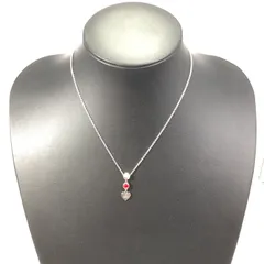 グッチ ネックレス レッドクリスタル シルバー925 iget_325871-08241-8166