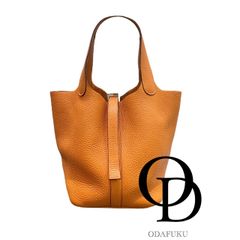 【ODAFUKU】【おだ福】【オダフク】【おだふく】 【中古】エルメス HERMES ピコタンPM オレンジ K刻印 Picotin Petit Modèle orange