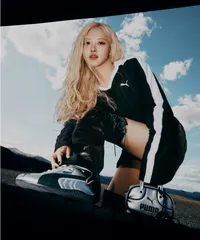 【ムラスポ公式】新品 PUMA プーマ スニーカー レディース BLACKPINK ロゼ 韓国 韓国 シルバー ROSE ロゼ SPEEDCAT METALLIC スピードキャット 403689 01