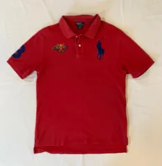 ポロ Ralph Lauren(ラルフローレン) チーフ・キーフ pk ポロTシャツ レッド