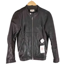 フリークスストア FREAKS STORE ゴートスキン シングルライダースジャケット メンズ JPN：M 