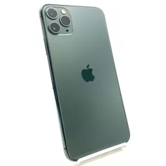 【全額返金保証】【最速発送】Apple iPhone 11 Pro Max 256GB ミッドナイトグリーン docomo 白ロム 動作確認済 90.5%