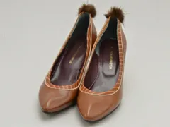 アルフレッドバニスター alfredoBANNISTER パンプス ファー 39サイズ ブラウン レディース j_p F-LSHOE5050のサムネイル