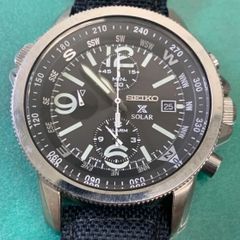 SEIKO V172-0ALO ブラック クォーツ 腕時計 10気圧防水 - メルカリ