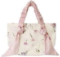 スナイデルホーム　オーガニックキャンバストート -SMALL-　FLOWER PNK ピンク