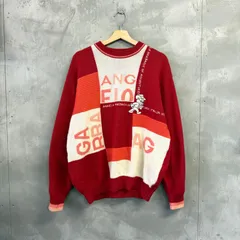 90's 日本製 ANGELO GARBASUS ニットセーター キャラクター アンジェロガルバス