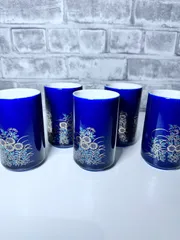 九谷焼　湯呑揃　5客　金山窯