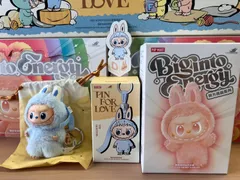 ⭐️【正規品・新品未使用】イニシャル［D］ POP MART ラブブ　LABUBU THE MONSTERS Biginto Energy PIN FOR LOVE 2個セット