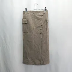 ◇ ⊇ ◎●未使用● apart by lowrys サステナブル ロング タイト スカート サイズM ベージュ レディース E  【1502180077715】