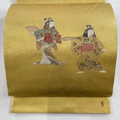 502my101◆長嶋成織物 初代由水十久 弁慶 本金箔 袋帯 瀞金錦 童◆美品 2025年最新】瀞金錦の人気アイテム - メルカリ
