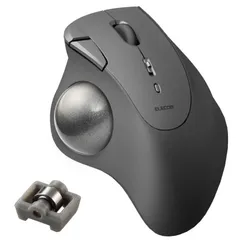 【新品 未使用 未開梱】 エレコム　ELECOM　マウス トラックボール IST ベアリングモデル [IR LED /無線(ワイヤレス) /5ボタン /Bluetooth] ブラック　M-IT11BRBK