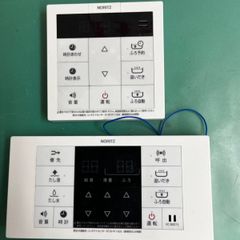 ノーリツ　RC-B001ＭとRC-B001Sの台所・浴室リモコンのセット