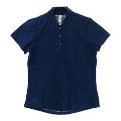 サイズ：L ADIDAS GOLF アディダスゴルフ HT1310 半袖Tシャツ 総柄 ネイビー系 [240101333122]# ゴルフウェア レディース ストスト