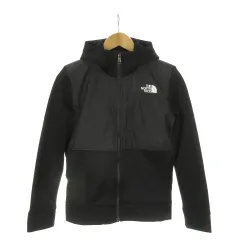 ザノースフェイス THE NORTH FACE ジャケット パーカー ジップアップ ゴアウインドストッパー 刺繍ロゴ アウトドア ボーイズ 男の子 L/G 黒 ブラック /AH9 ■GY18