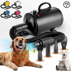 速乾 犬 ドライヤー 大風量 ペットドライヤー2800W マイナスイオン