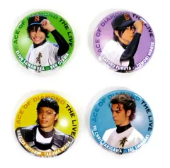 【中古】バッジ・ピンズ(男性) 缶バッジ(4個セット) 「ダイヤのA The LIVE オフィシャルブック」 付録