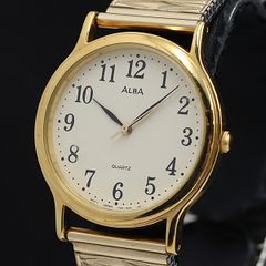 Vintage SEIKO ALBA オーバル型 ゴールド レディース 腕時計 - メルカリ