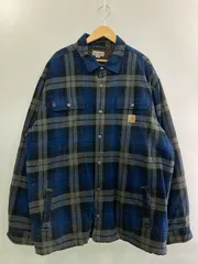 【中古品】 CARHARTT カーハート 101752 988 CHECK FLANNEL JACKET チェック柄 フランネル ジャケット アウター 【142-250823-cn-7-min】