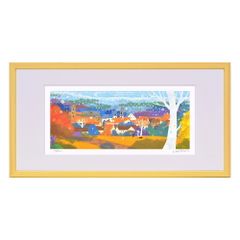 なかのまりの 絵画 アート 風景 とある森の奥から 馬 - メルカリ