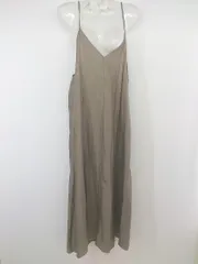 ◇ Aunt Marie's アントマリーズ キャミソール ロング ワンピース ベージュ レディース P  【1301190012972】