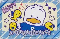 【中古】バッジ・ビンズ あひるのペックル 「サンリオキャラクターズ 缶バッジ(プリクラ型) 胸キュンメモリーズ」