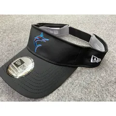 CLUBHOUSE サンバイザー NEWERA ニューエラ Marlins マイアミ マーリンズ 新ロゴ MLB サイズ調節可