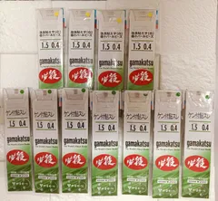 gamakatsu　がまかつ　改良鮎エサ(白) 極小パールビーズ　ケン付鮎スレ　サイズ1.5　ハリス0.4　計11袋セット　釣り糸　釣り針　釣具　まとめ売り　釣り引退セット　※420