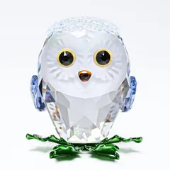 スワロフスキー SWAROVSKI クリスタルフィギュア フィギュリン Idyllia イディリア フクロウの赤ちゃん 5684483 インテリア オブジェ 置物