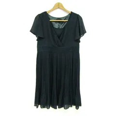 アンタイトル ワンピース トップス 半袖 シフォン レディース 44サイズ グリーン UNTITLED 【中古】