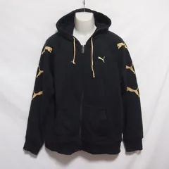 古着 メンズXO プーマ スウェットパーカー ジップ フード スポーツ