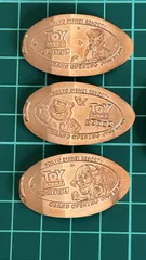 東京ディズニーリゾート　トイストーリー　グランドオープニング　スーベニアメダル 3枚 まとめセット！TOY STORY HOTEL バズライトイヤー ボーピープ ロッツォ