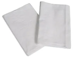【在庫セール】業務用 フラットシーツ (小分け売り) 【2点セット】 敷布団用 綿100% シングルサイズ ホワイト (150cm×250cm)
