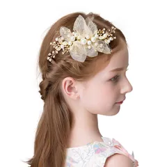 【ラスト1点！】クラウン 結婚式 フラワー 披露宴 パール 花嫁 ウェディング 子供 フラワーガール ヘアバンド ヘアアクセサリー 入学式 ヘッドドレス 卒業式 女の子 カチューシャ 発表会 髪飾り 演奏会 Sitengle
