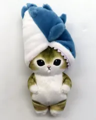 【中古】ぬいぐるみ 噛みつきサメにゃん(ベージュ) ぽてたまぬいぐるみ 「mofusand」