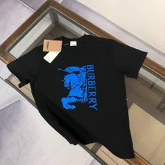 【本日限定特価】Burberry 戦馬騎士プリント クルーネックTシャツ - カップル対応[本日特価|新品未使用品]-MM輸入1