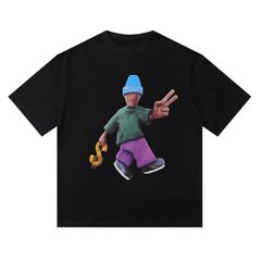 STUSSY ステューシー Peace & Prosperity Tee Tシャツ 半袖 男女兼用 メンズ レディース ユニセックス 綿100% ストリート 新品 正規品 黒