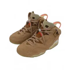 ナイキ NIKE Travis Scott ×  Air Jordan 6  British Khaki トラヴィススコット ジョーダン6 DH0690 200 US8 26cm カーキ